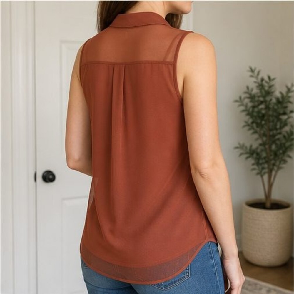 Rust Cami Blouse - Picture 3 of 6